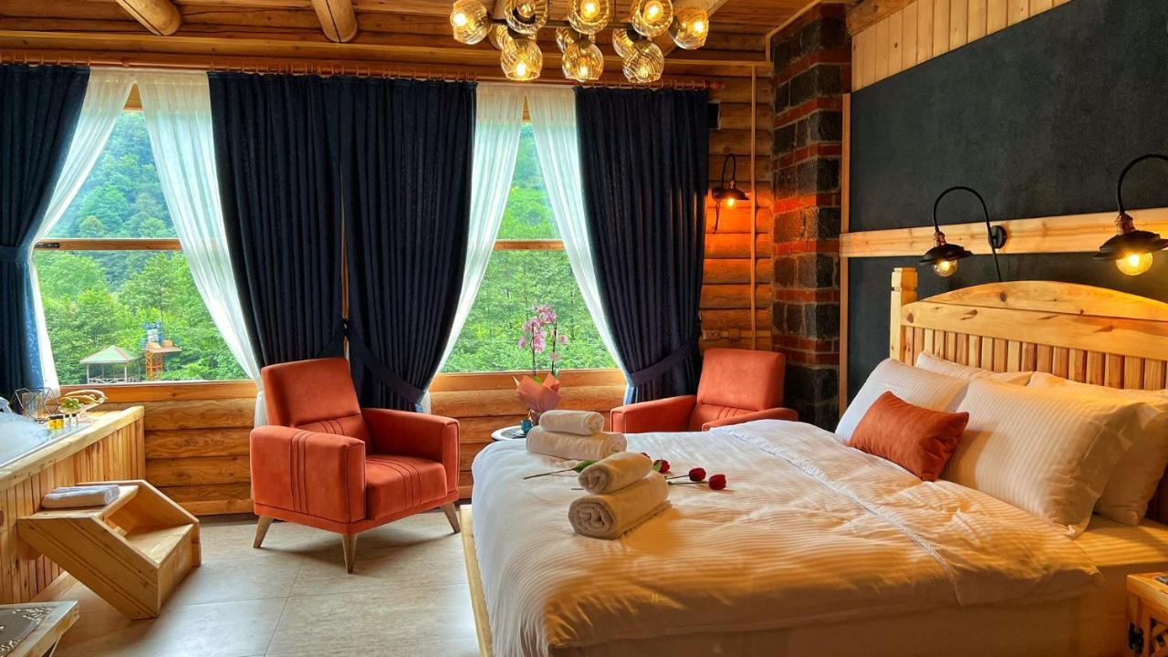 Heaven Vip Wooden Palace Bed and Breakfast Ardeşen Exterior foto